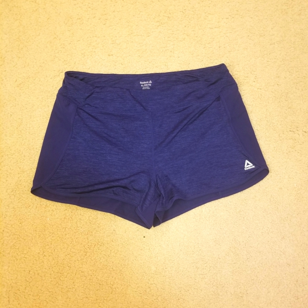 Navy Reebok Athletic Shorts